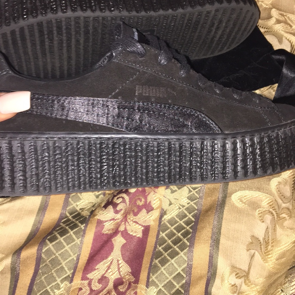 Suede Creepers Satin Rihanna